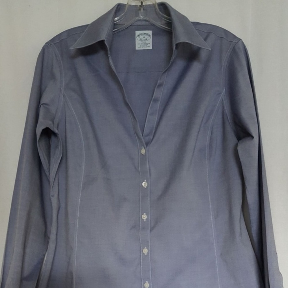 New Brooks Brothers No Iron Chambray Shirt